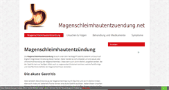 Desktop Screenshot of magenschleimhautentzuendung.net