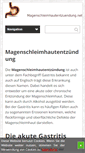 Mobile Screenshot of magenschleimhautentzuendung.net